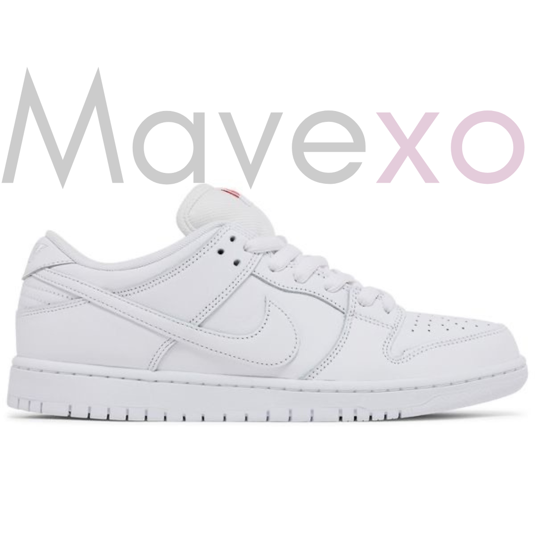Dunk Low Pro SB 'Triple White'