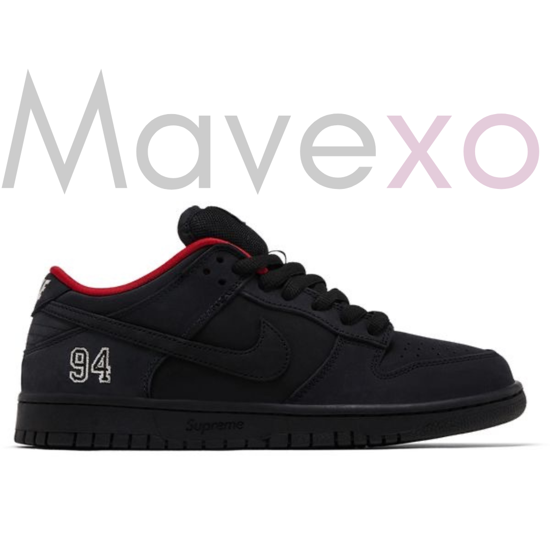 Supreme x Dunk Low SB 'Black'