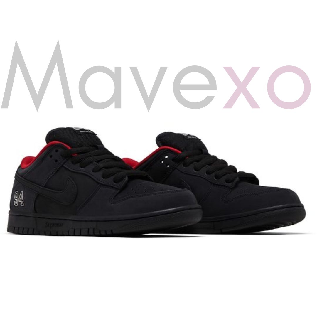 Supreme x Dunk Low SB 'Black'