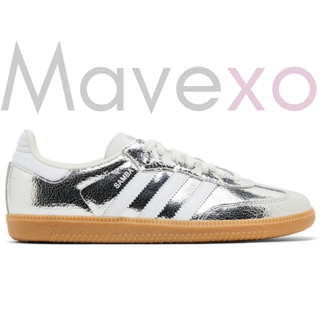 Samba OG 'Cracked Metallic Pack - Silver'