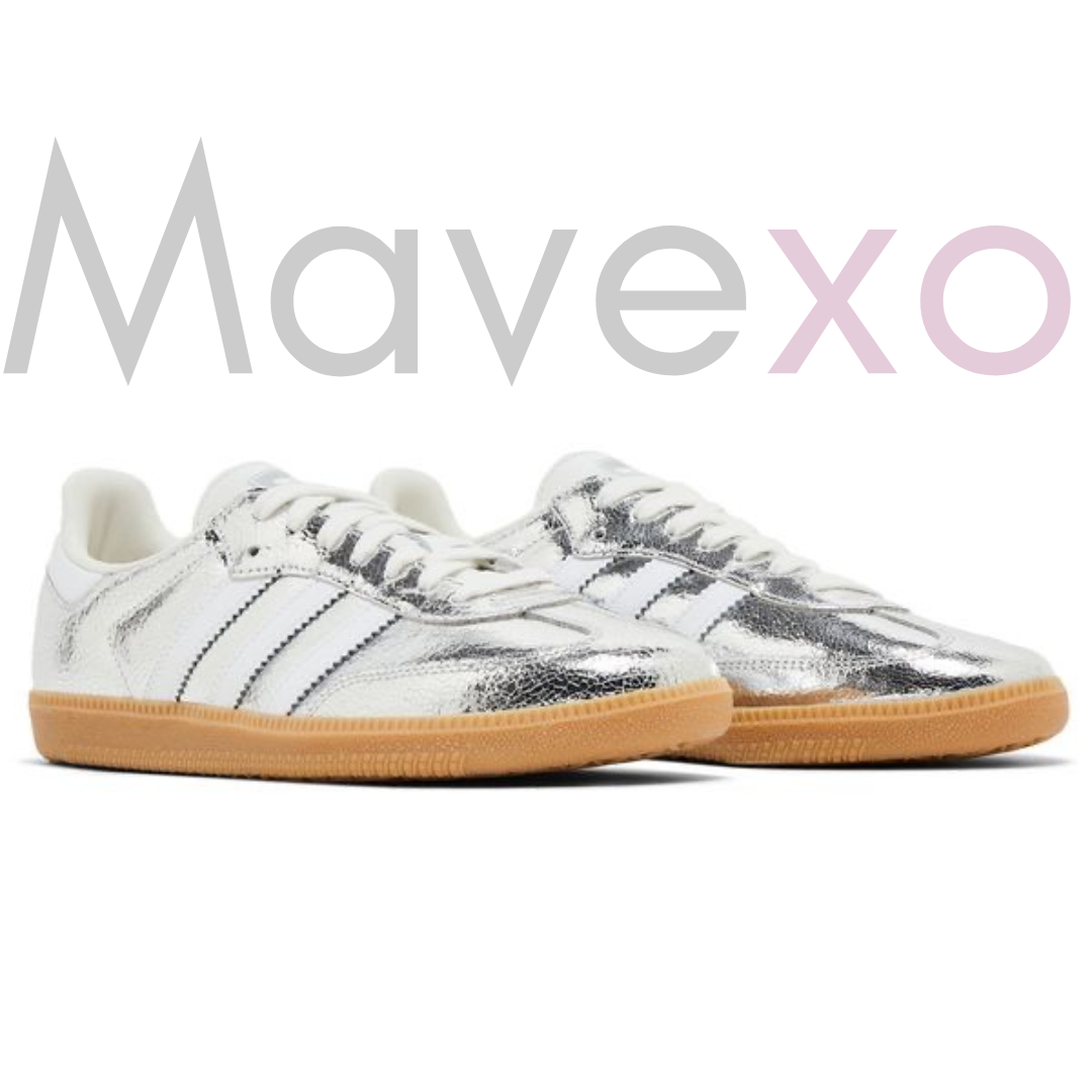 Samba OG 'Cracked Metallic Pack - Silver'