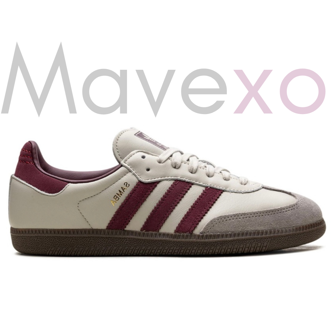 Samba OG 'Putty Grey Maroon'