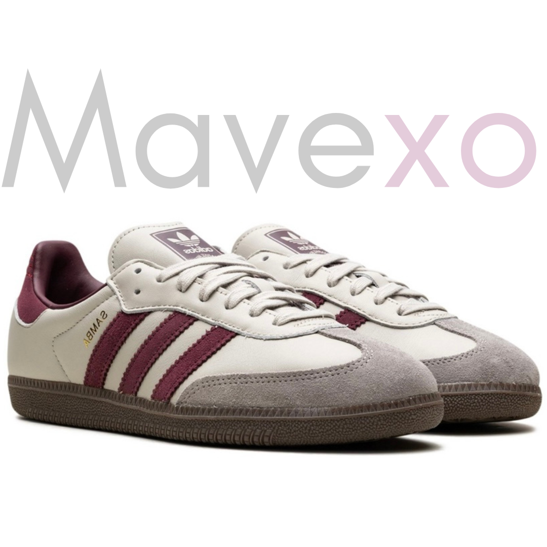Samba OG 'Putty Grey Maroon'