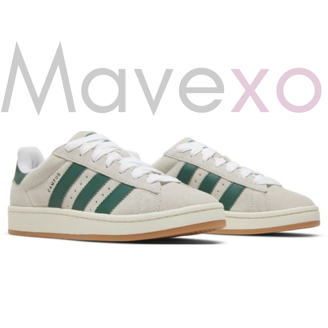 Adidas Campus 00s 'Crystal White Dark Green'