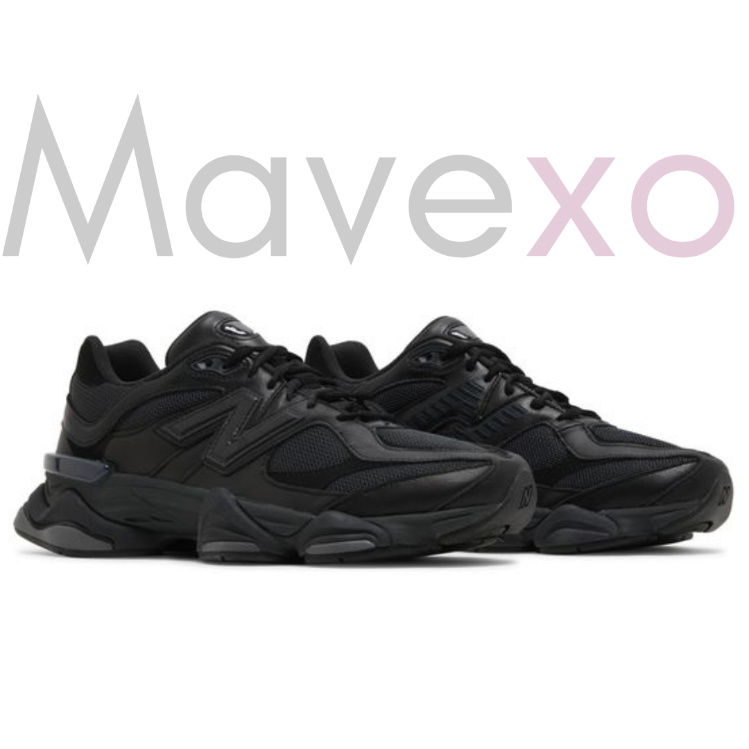 New Balance 9060 'Triple Black Suede'